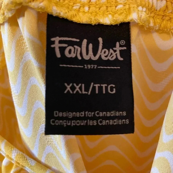 FarWest - Yellow  Top - XXL - Picture 2 of 2